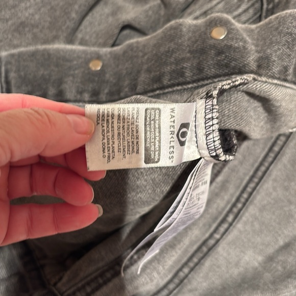 Levi's Men's Charcoal Denim Jean Jacket S vintage - Picture 5 of 13